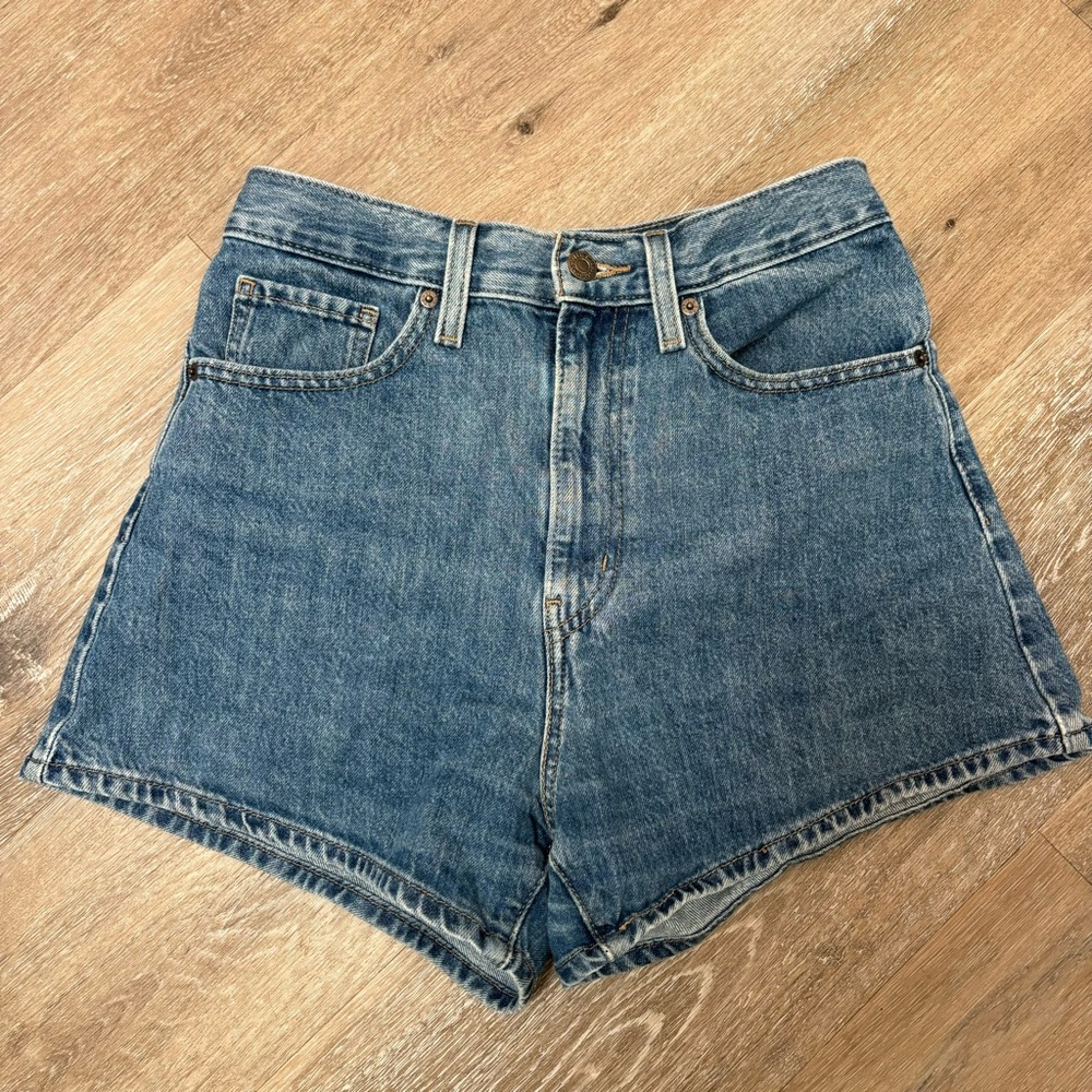 Levis High Waisted Mom Shorts